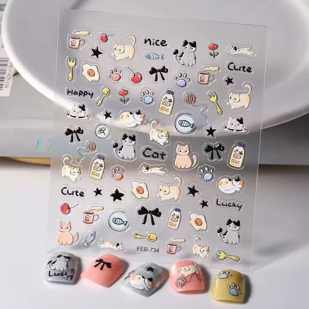 Huiwanju lens sticker pink shell light christmas tree relief manicure ...