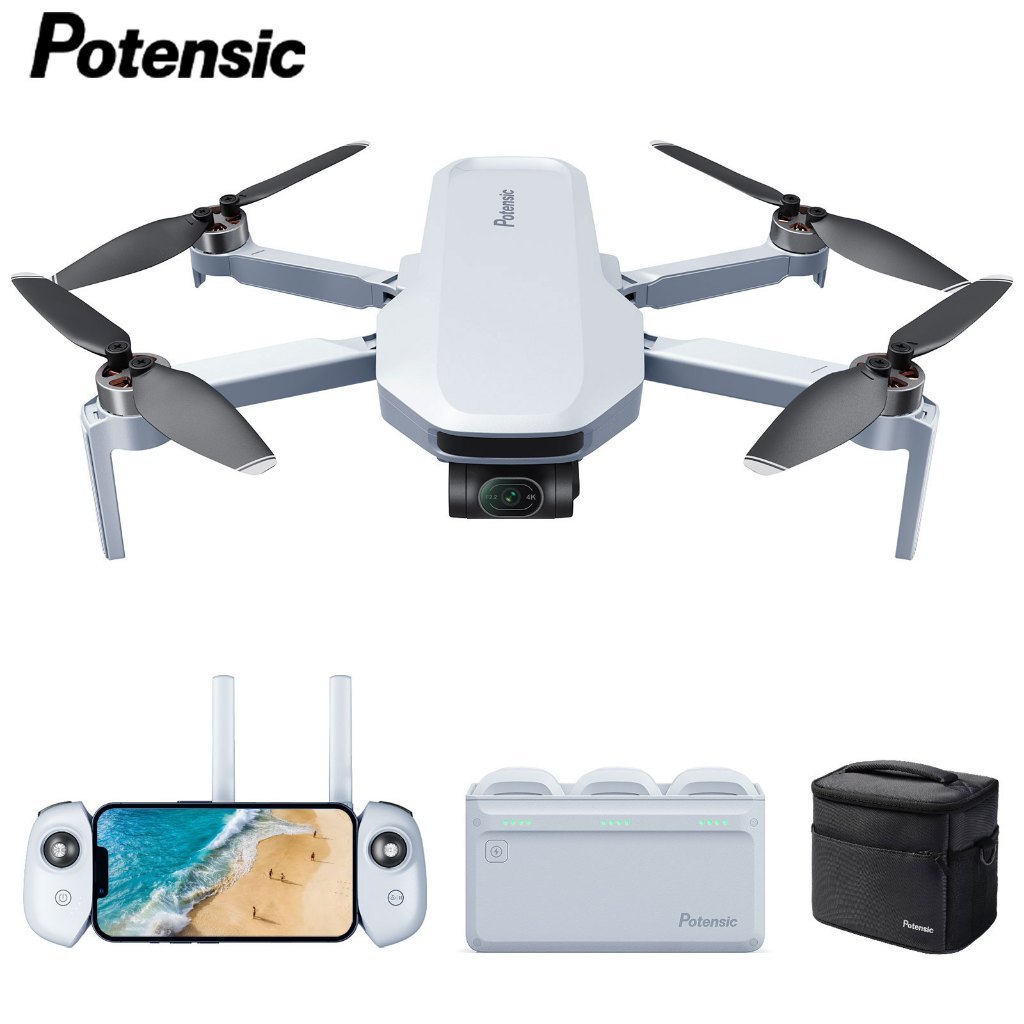 Potensic Atom 1– 3-axis gimbal Mini Camera Drone丨4K HDR Video丨32-min ...