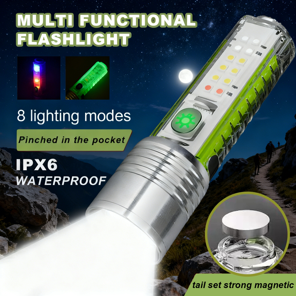 New Super Bright flash light buy 1 take 1 Lightweight New style ...