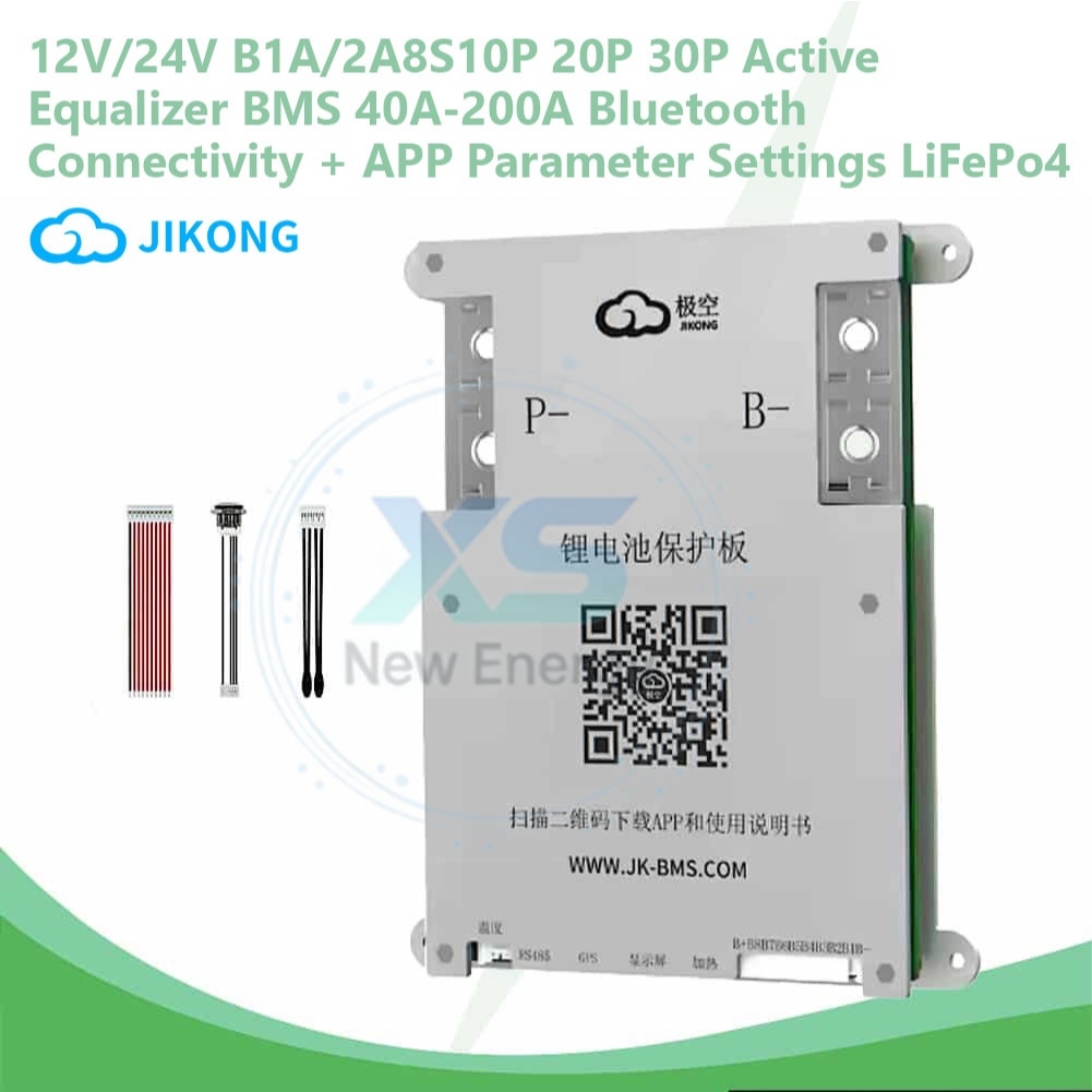 JK BMS free switch Intelligent Active Balance Heat/Can BMS 4S/8S 100a ...