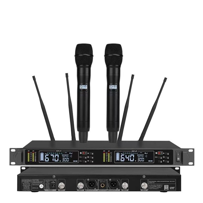 UR-3500 TURE DIVERSITY 640-690MHz uhf dual-channel wireless microphone ...