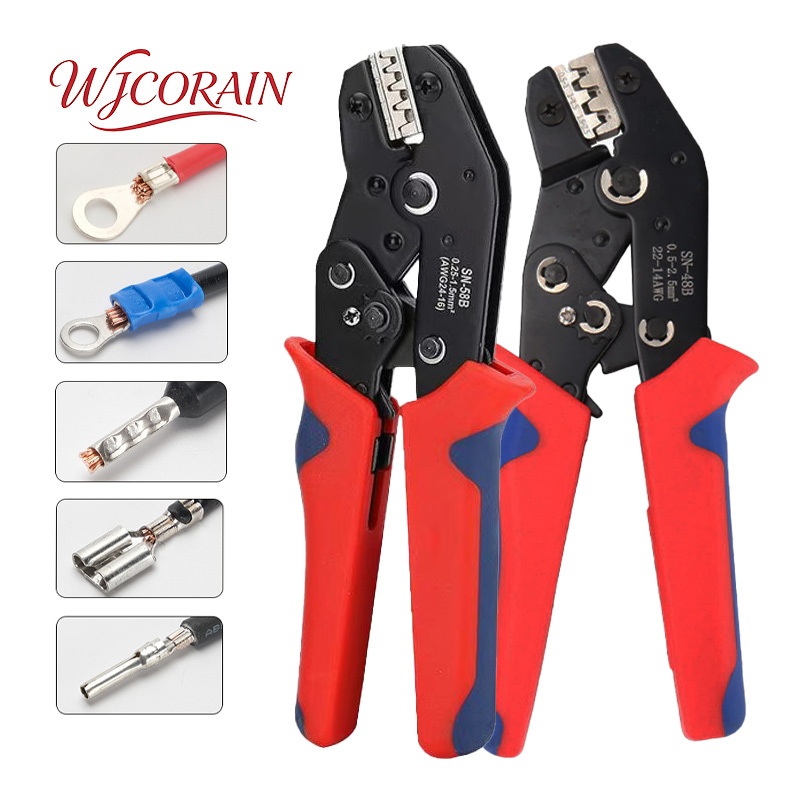 SN-58B SN-48B Crimping tool Crimping pliers Insulated bus bar male ...