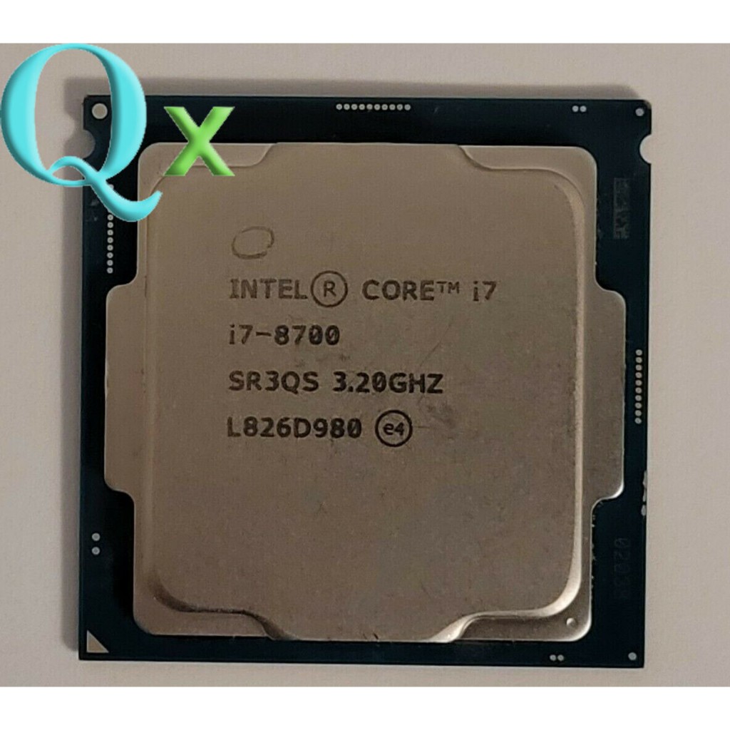 8Th Gen Core i7-8700 LGA 1151 CPU Processor 3.20GHz Six Cores SR3QS ...