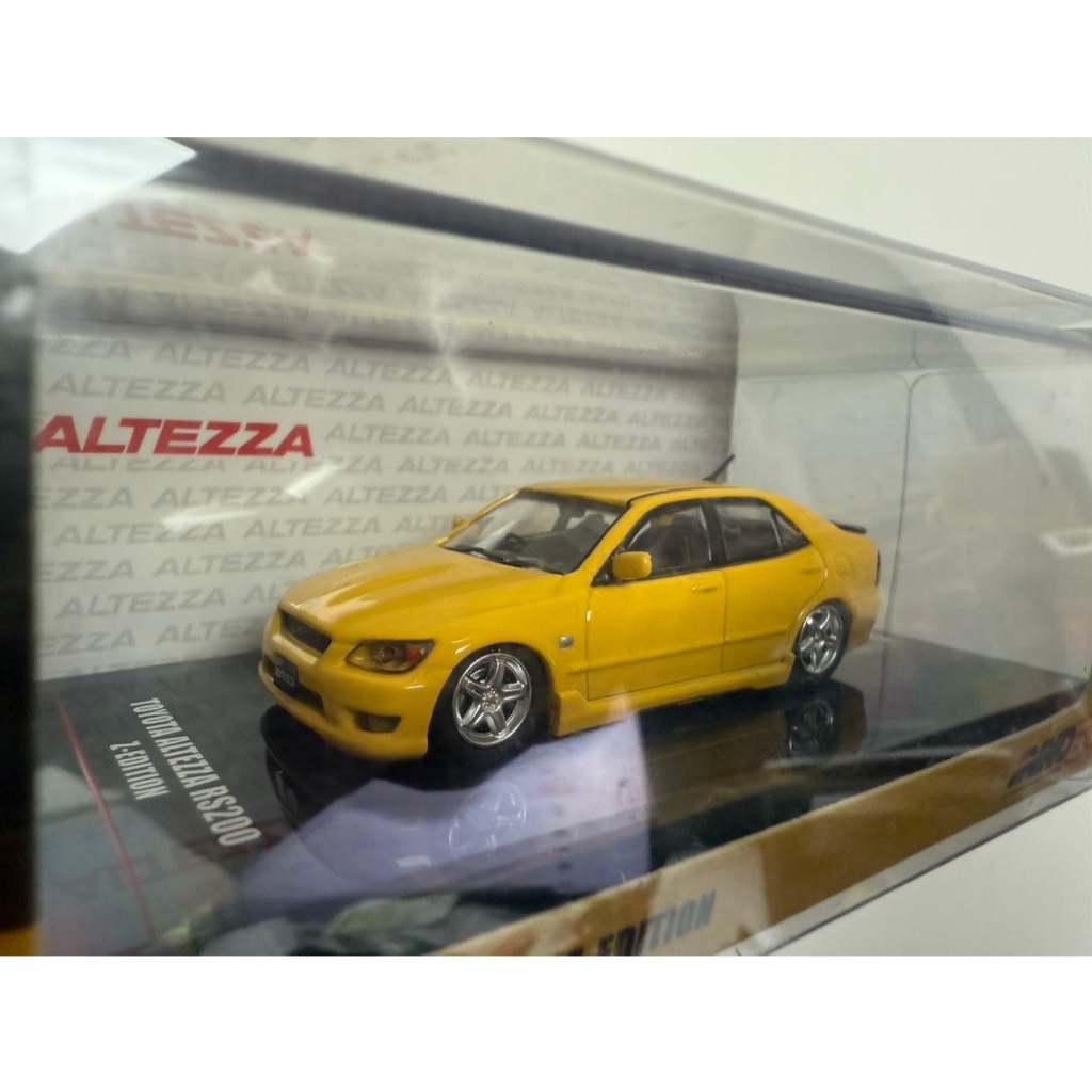 (Unsealed) INNO64 1/64 IN64-RS200-YL TOYOTA ALTEZZA RS200 YELLOW (Japan ...