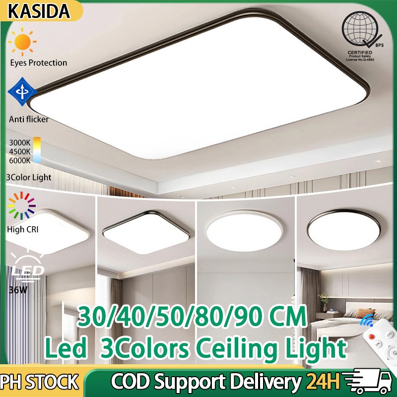 GOGEOUS LED Ceiling Light Modern 50/80/90 CM Panel Light Balcony ...