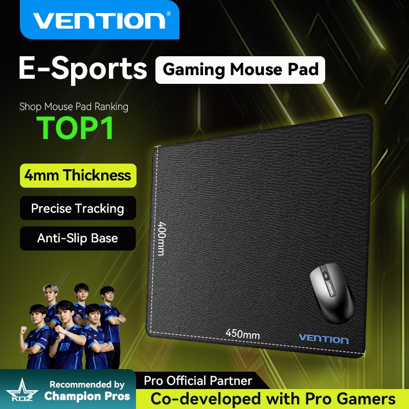 Vention FPS Precise Control 450*400*4mm Mouse Pad Gaming Smooth Surface ...
