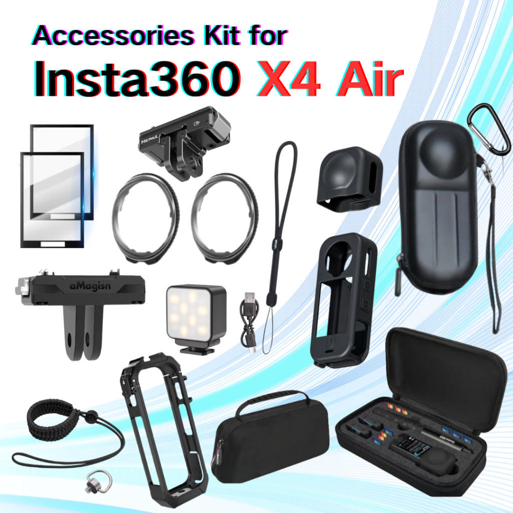 For DJI Insta360 X4 Air Screen Protector film Lens Guard, Silicone ...