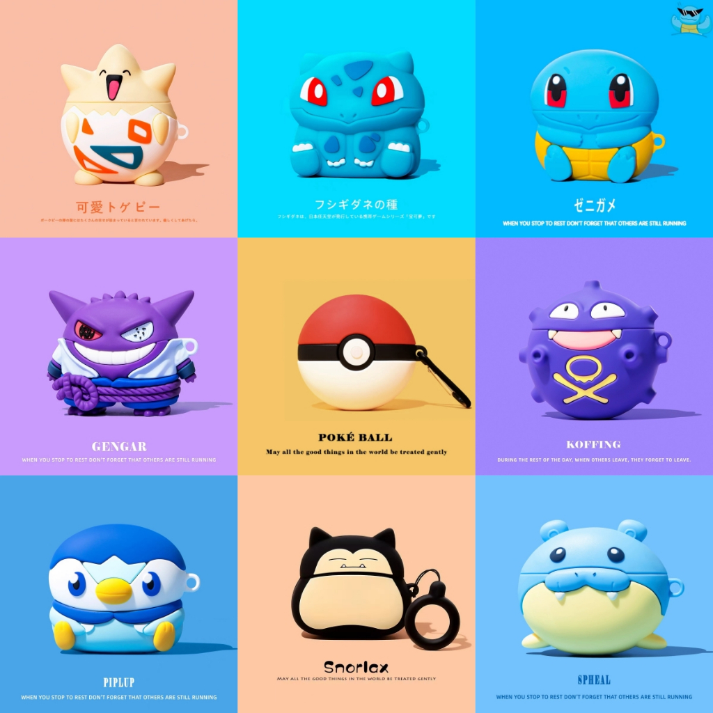 Pokemon Airpods Case Cute Airpods Pro 3 Case Cartoon Airpods 4 Case ...