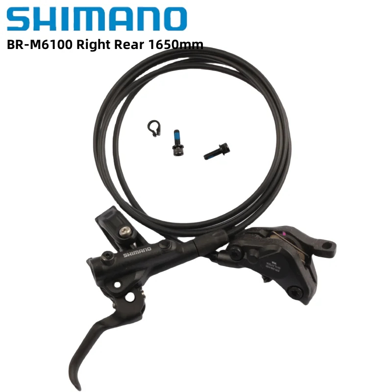 thumbnail image 2 of Shimano Deore M6100 Hydraulic Disc Brake Set | Lever & Caliper | Metal Pads | Grey 2 of 2