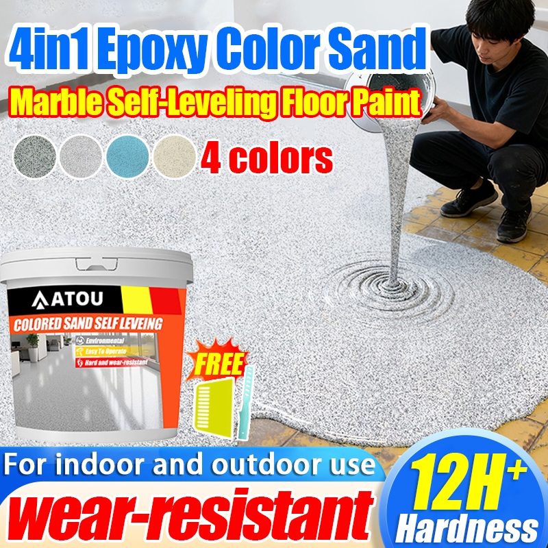 4 in 1 epoxy flake coating epoxy floor coating tile coating Wear ...