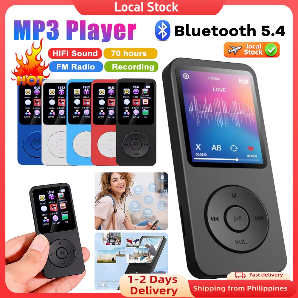 [Local Stock] 32GB Newest Bluetooth 5.0 MP3 Player HIFI Sport Music ...