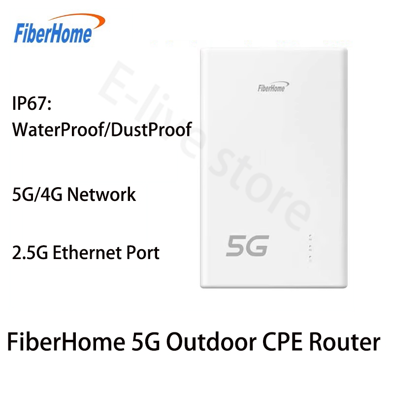 FiberHome 5G CPE Router LG6121D Outdoor Version 2.5G Network Port IP67 ...