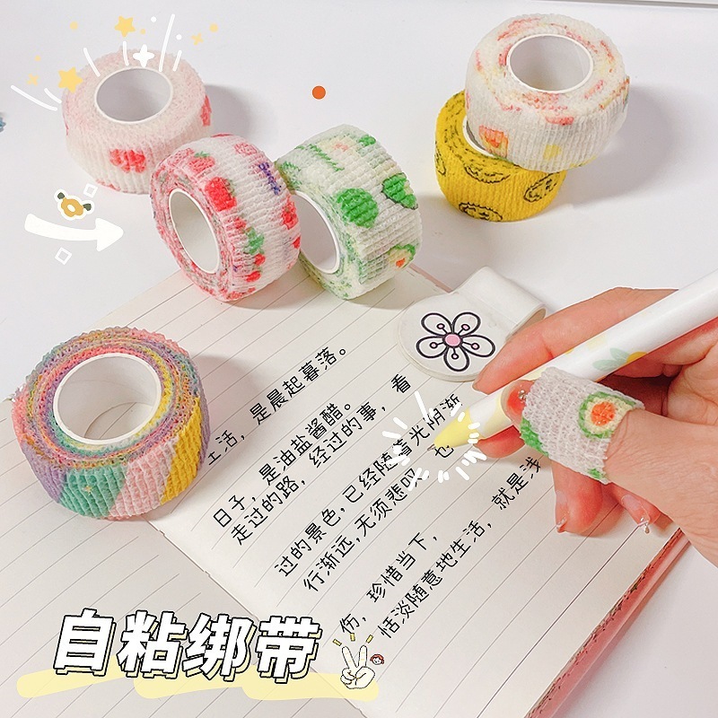 Cartoon Finger Bandage For Writing Cute Finger Tape Writing Sports ...