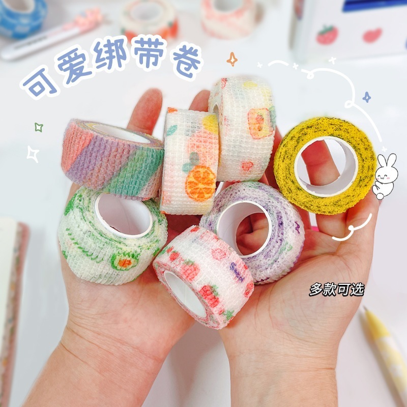 2.5cm*4m Cartoon Finger Bandage For Writing Cute Finger Tape Writing ...