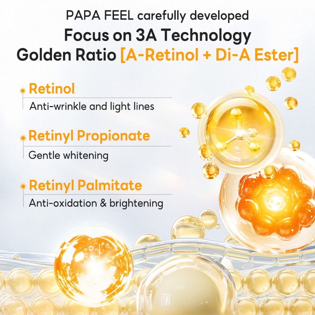 PAPA FEEL【Skin Care Set】5D Peptide Fade Dark Circles Eye Cream +