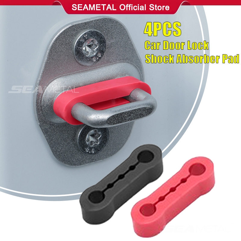 SEAMETAL 4pcs Car Door Lock Shock Absorber Pads Silicone Door Stop ...