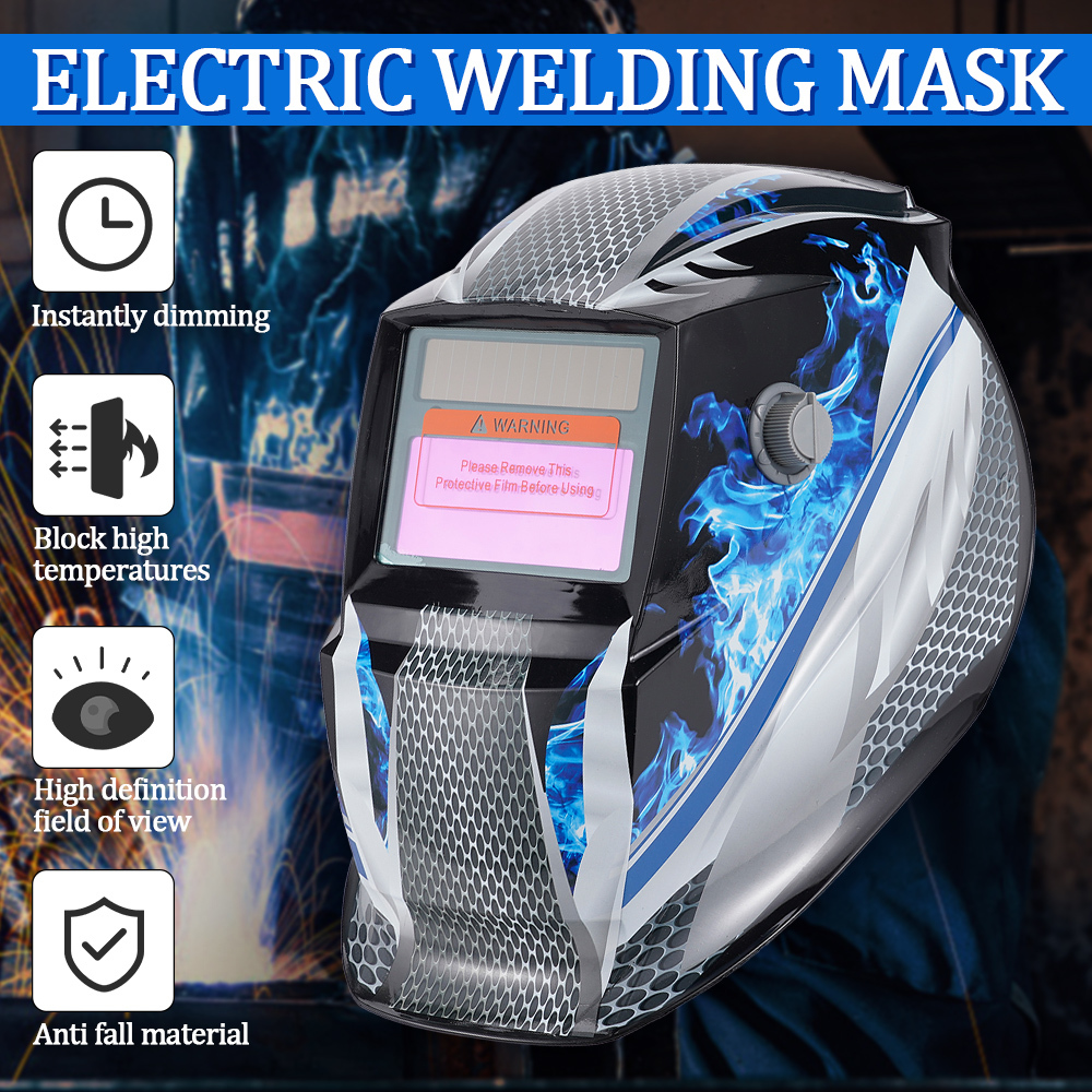 Stylish Solar Automatic Auto Darkening Welding Shield Helmet Mask Cap ...