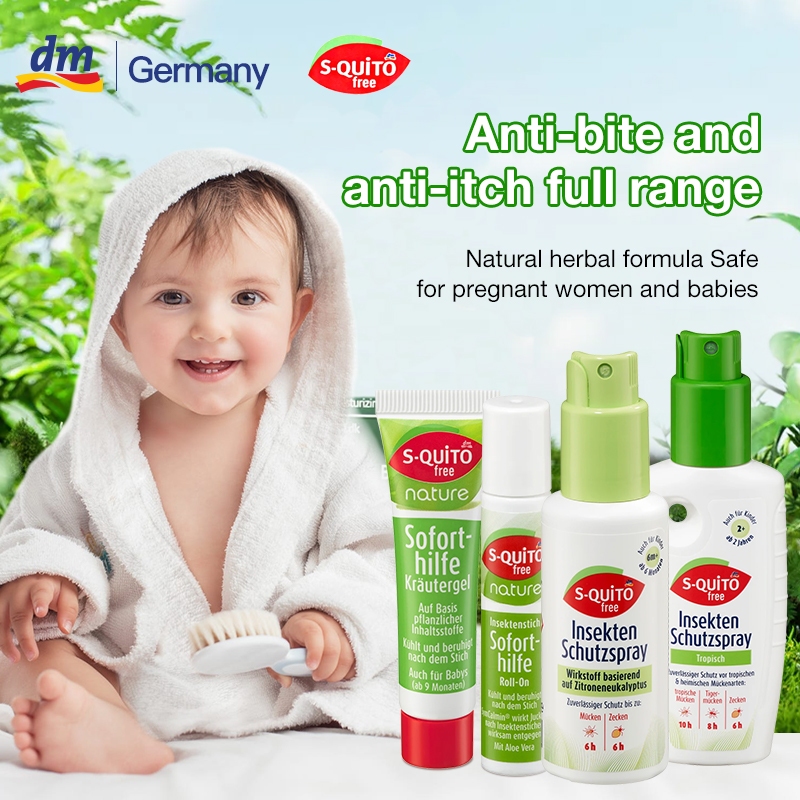 German dm S-QUITO free Kids Mosquito Repellent Spray & After Bite Care ...