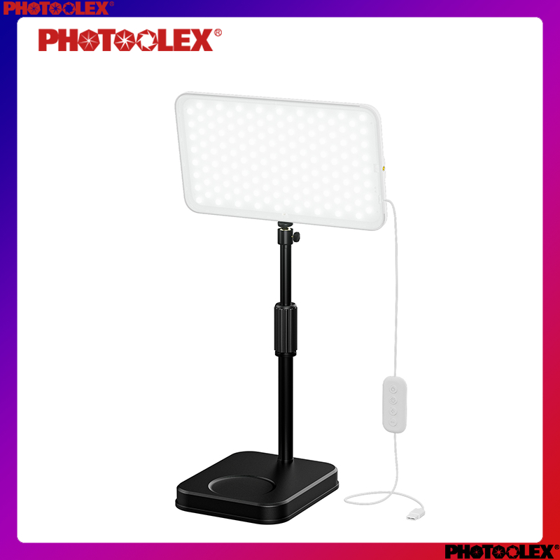 PHOTOOLEX Large Milk Panel Light 10W 2500-9900K CCT High CRI Ra≥95 ...