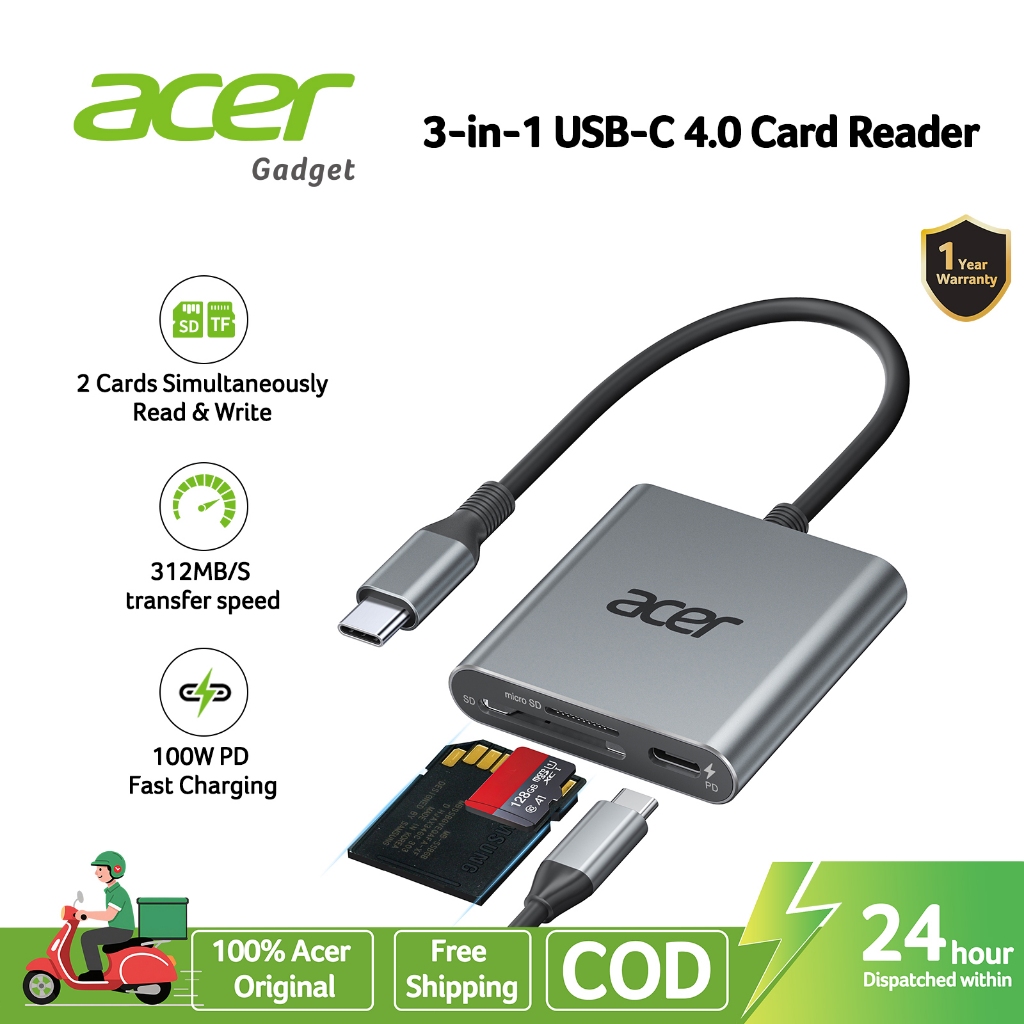 Anker USB-C SD 4.0 Memory Card Reader,PowerExpand 2-in-1,for SDXC,SDHC,SD, MMC,Micro SD,UHS-II - View #10