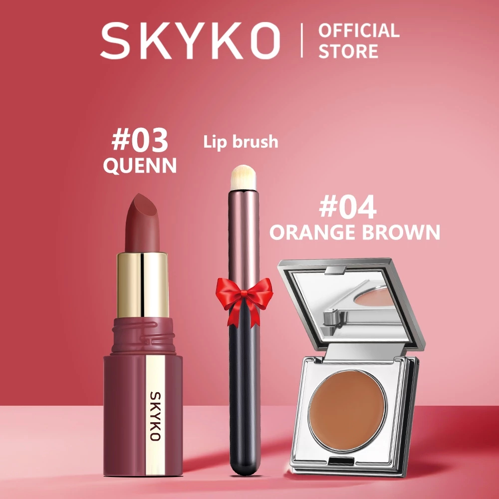 SKYKO Makeup Set Waterproof Long Lasting Lipstick Cream Blush | Shopee ...