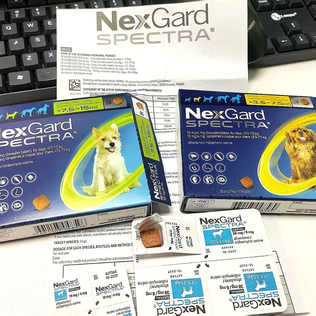 Nexgard Spectra for Dogs Monthly Chewable Tablet Next Guard For Dog ...