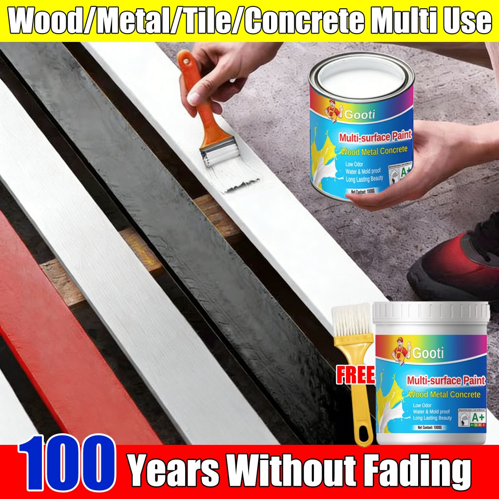 GOOTI Multi-surface Paint For Wood Metal Concrete Wall Upgrade Formula ...