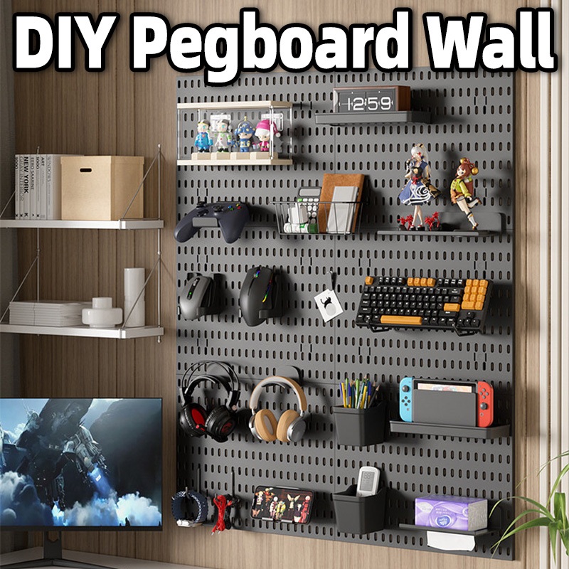 Peg Board Pegboard Wall Pegboard Storage Wall Hole Board Panels ...