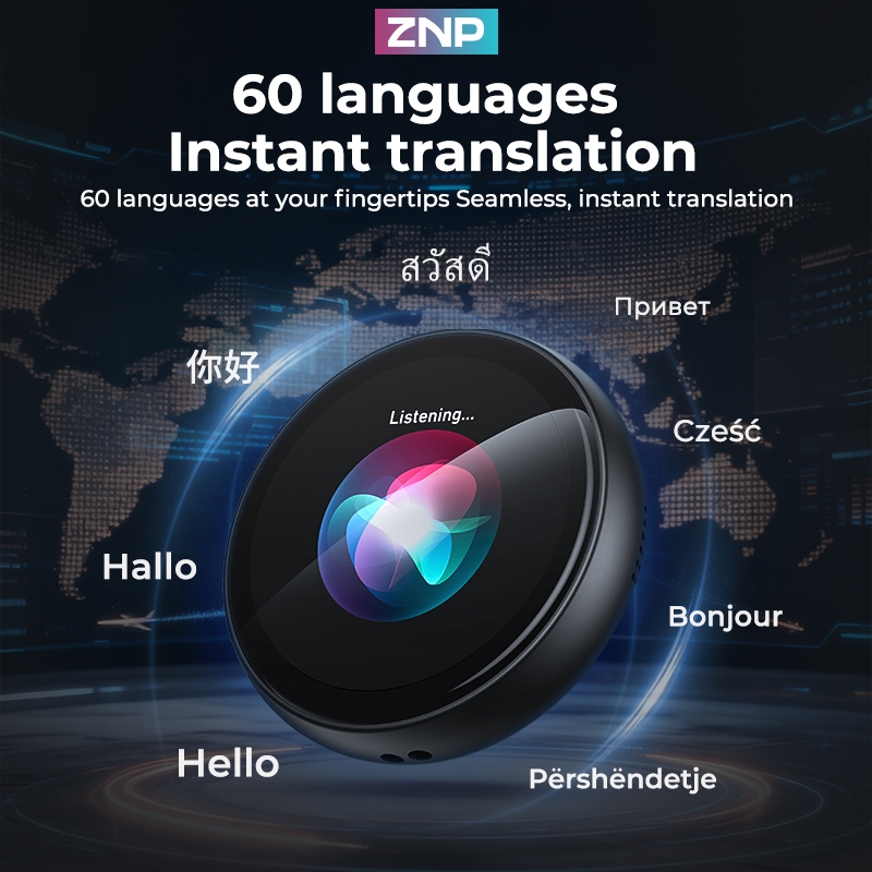 ZNP Z01 Saymi AI Companion Device 60-language instant translator ...