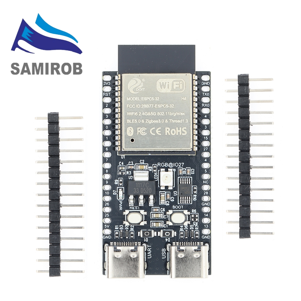 ESP32-C5-DevKitC-1 Development Board Dual-frequency 2.4G 5GHz WiFi ...