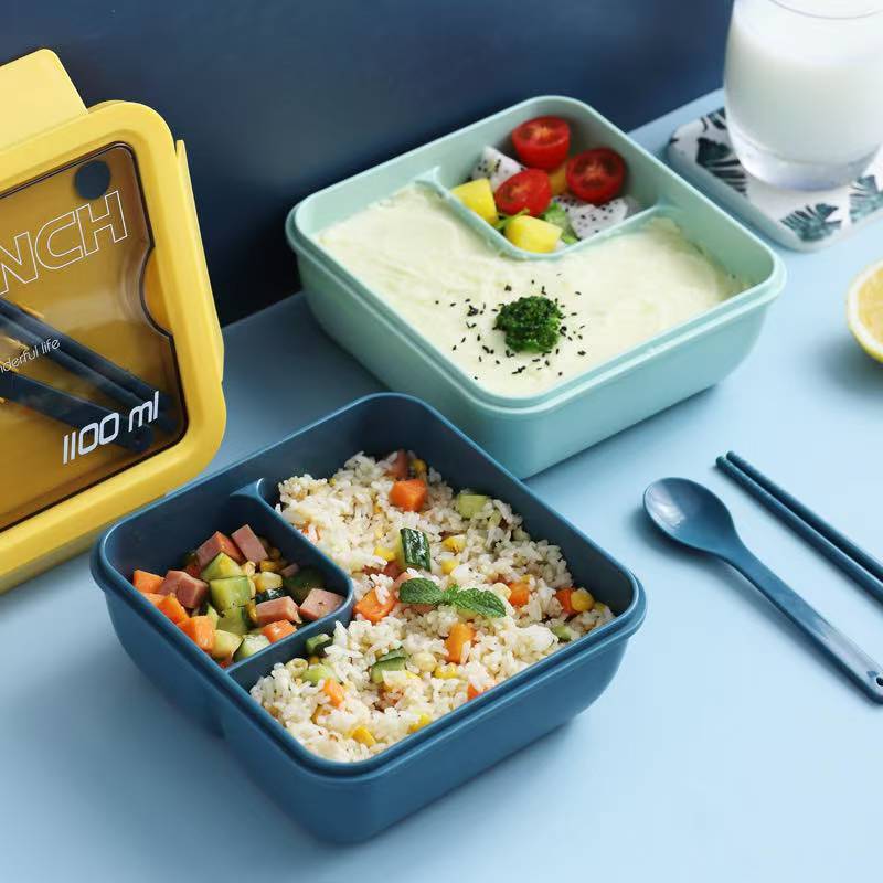 VJ1/ Morandi Bento Box Office Worker Lunch Box Sealed Leakproof With ...