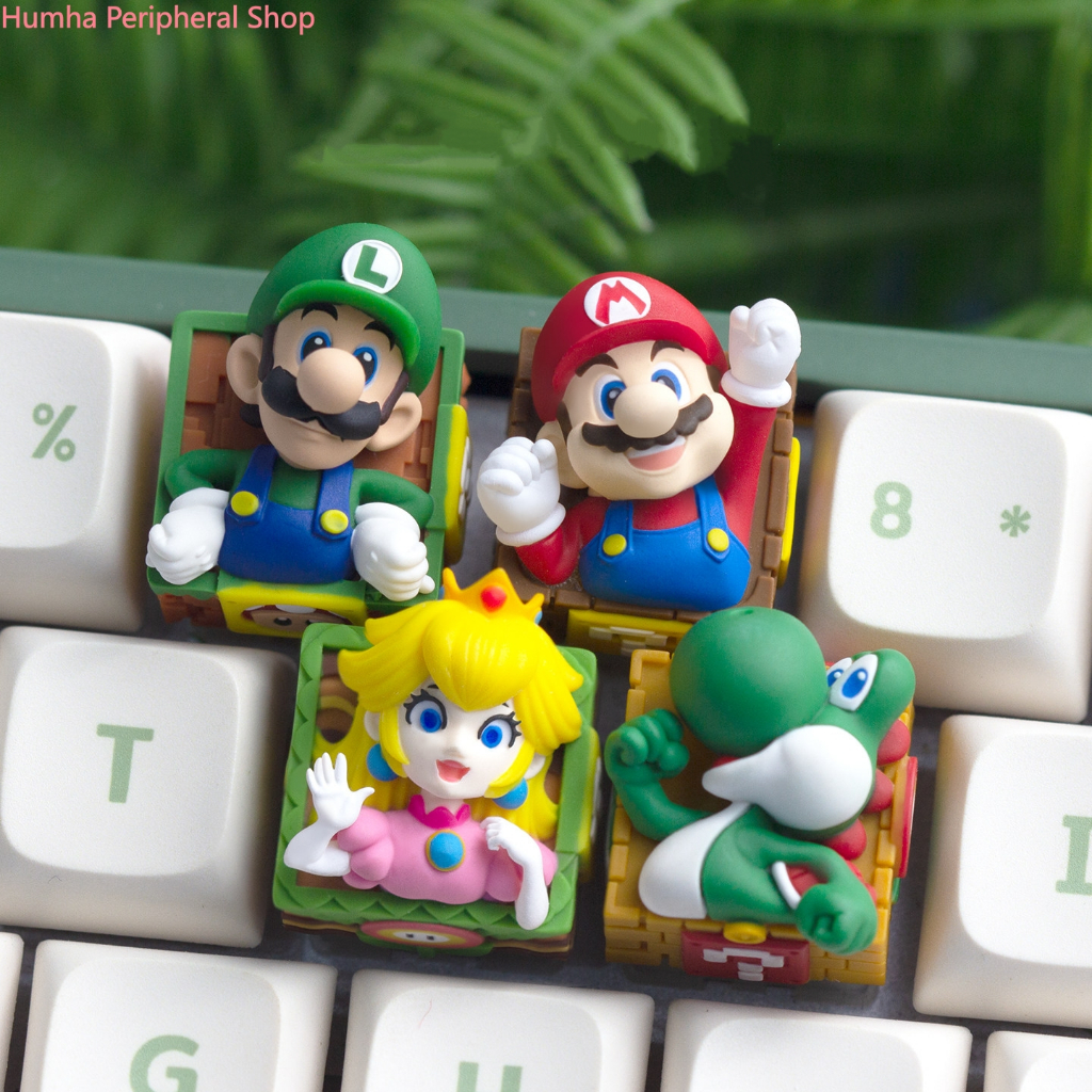 Humha artisan keycap Super Mario keycap Hand made Resin keycap ...