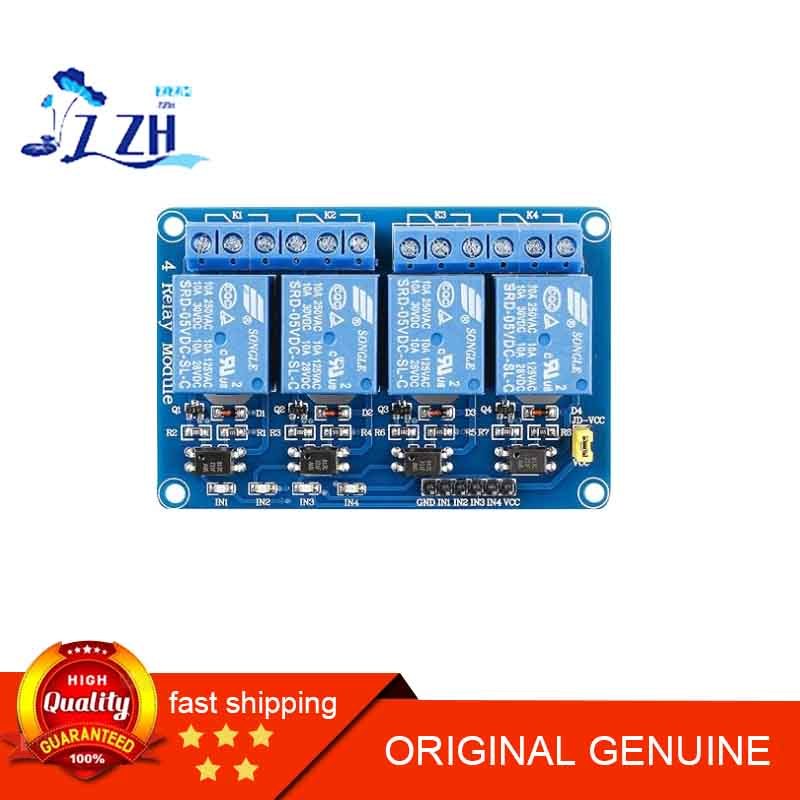 4 Relay Module 5V 4-channel Relay Module with Optocoupler Isolation ...