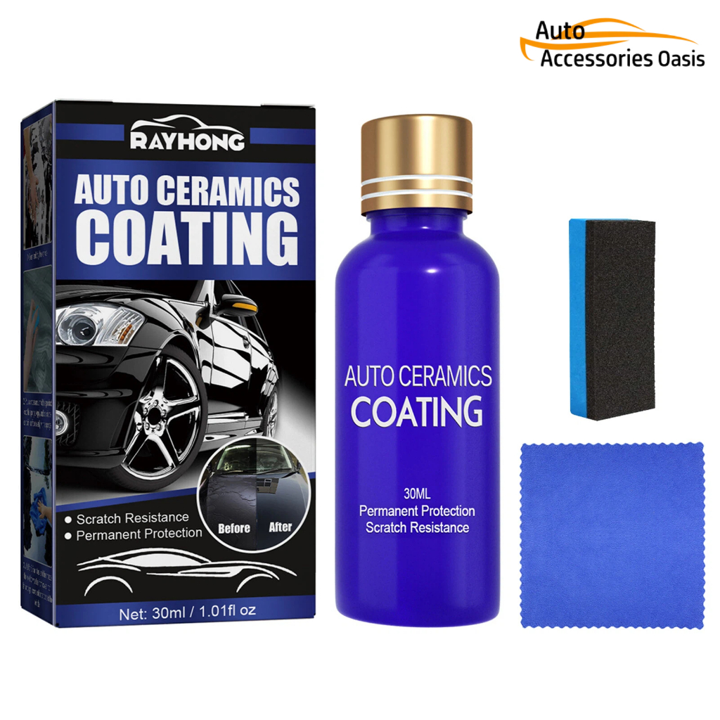 30ML 9H Car Liquid Ceramic Coat Super Hydrophobic Glass Coating for Car ...