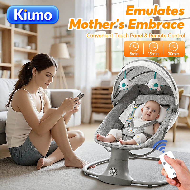 Kiumo Rocking Chair For Baby Newborn Reclinable Automatic Rocking Chair ...