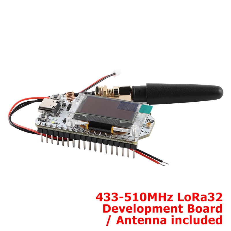 ESP32 SX1262 LoRa 433-510MHz OLED Display WIFI Module Development Board ...