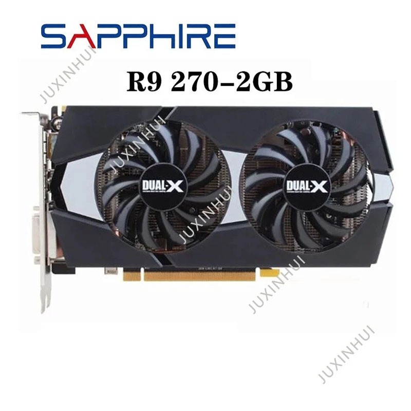 Used SAPPHIRE R9 270 2GB Video Cards GPU For AMD Radeon R9270 2GB ...