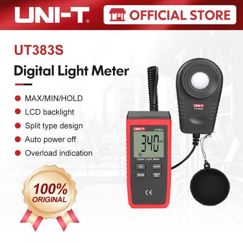 UNI-T UT383S Digital Light Meter Illuminometer Illuminance 199900 Lux ...