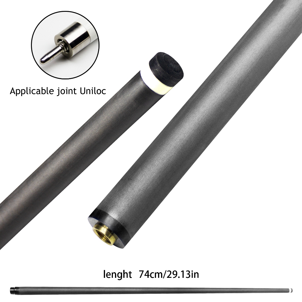 Tako Carbon-Coated Cue Shaft – Compatible with Uni-Loc and 3/8*8