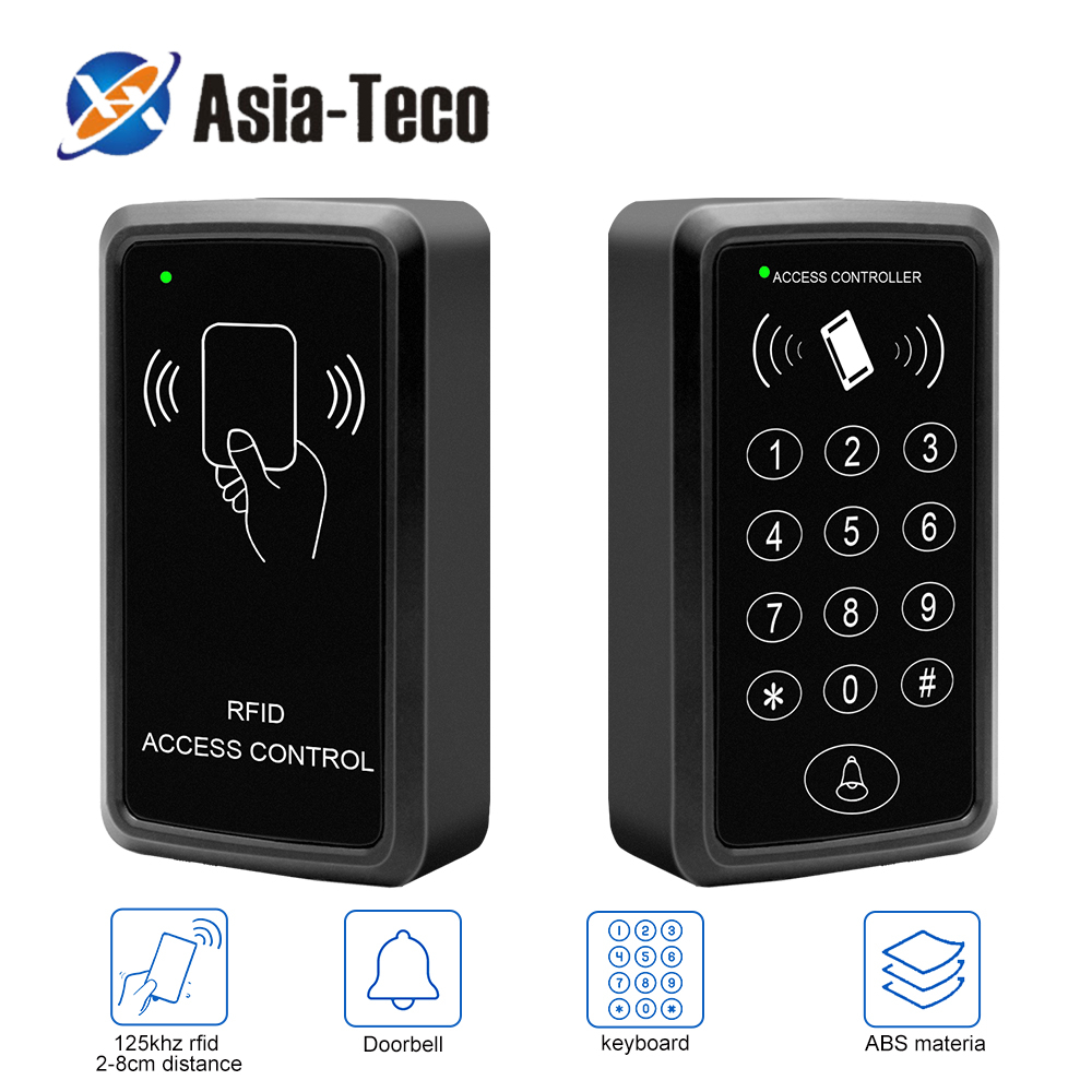 Door Access Control System Keypad Outdoor with Waterproof Cover 125KHz ...