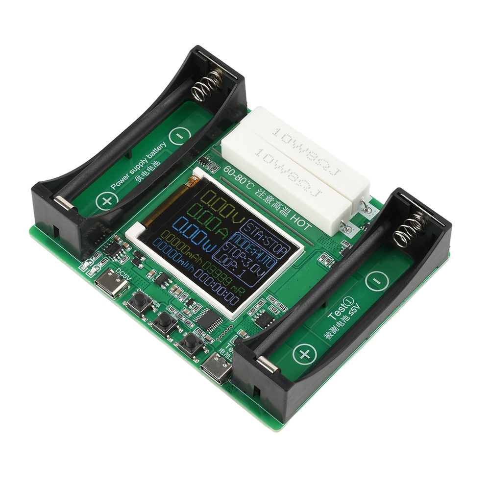 Pcbfun 18650 Battery Capacity Internal Resistance Tester Automatic ...
