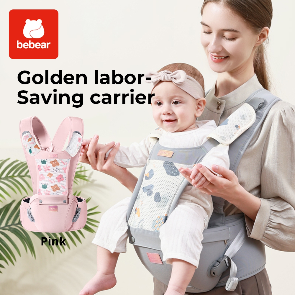 Bebear Baby Hip Seat Carrier All Season Multi Functional Breathable V28 ...