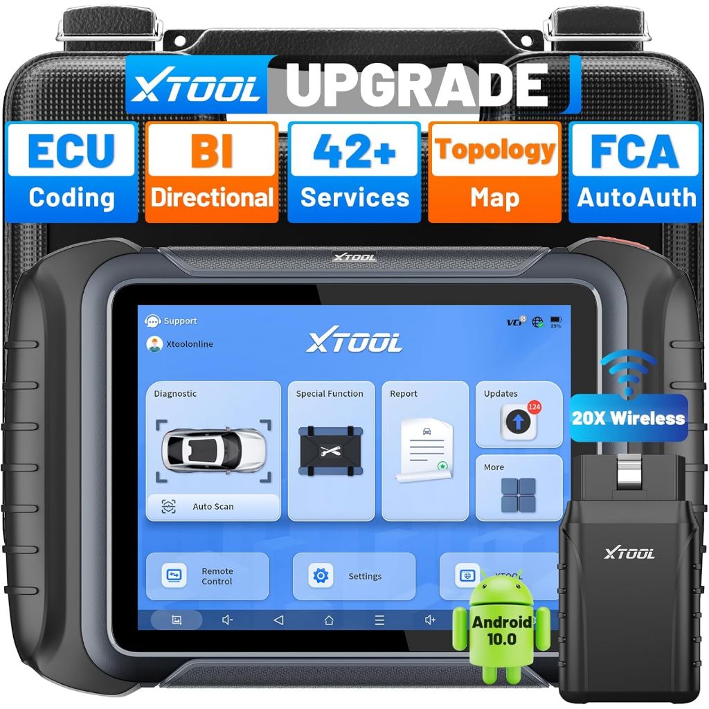 【COD】XTOOL D8W Bidirectional OBD2 Scanner with Topology Map ECU Coding ...