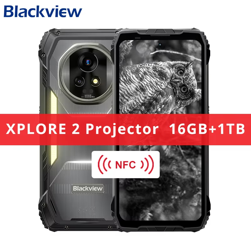Blackview XPLORE 2 Projector 5G AI RuggedPhone MediaTek Dimensity