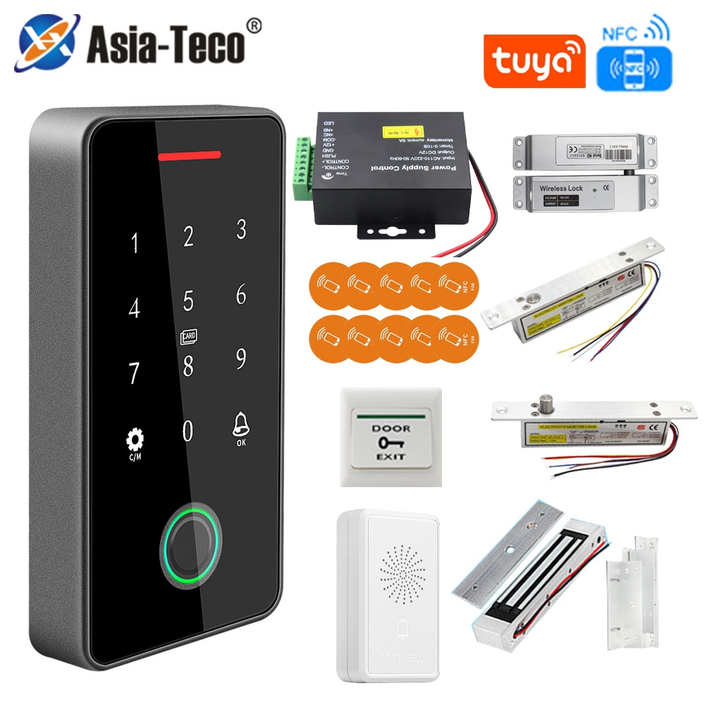NFC Waterproof Door Access Control System Kits Fingerprint RFID Keypad ...