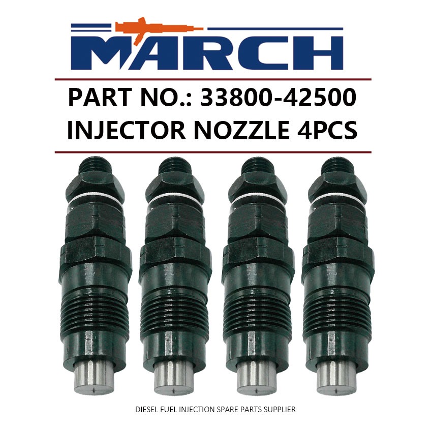 4pcs Diesel Fuel Injector Assmbly 33800-42500 for Hyundai H100 D4BB ...