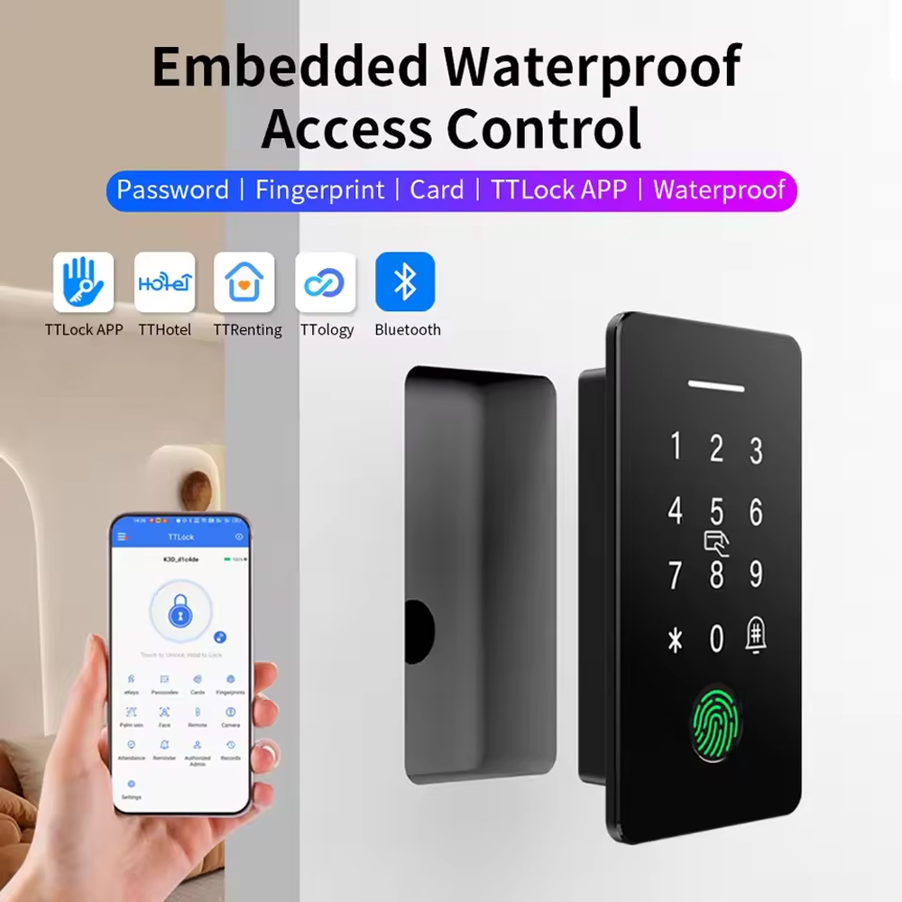 Embedded Access Control IP67 Waterproof Fingerprint Attendance System ...