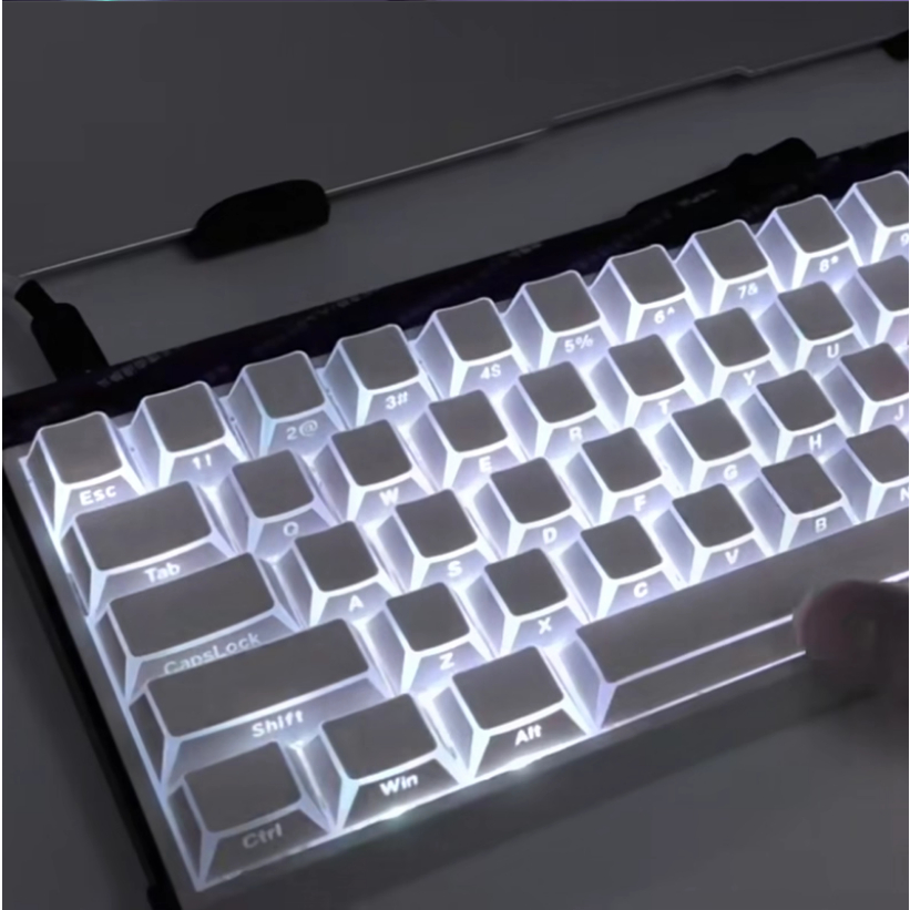 WEIKAV Folded Shadow Keycaps Prism Translight Side Engraved Cherry ...