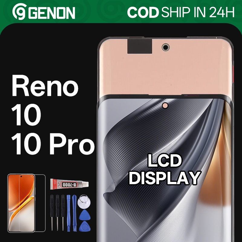 Genon OLED 120Hz Curved LCD for Oppo Reno 10 / 10 Pro LCD Display Touch ...