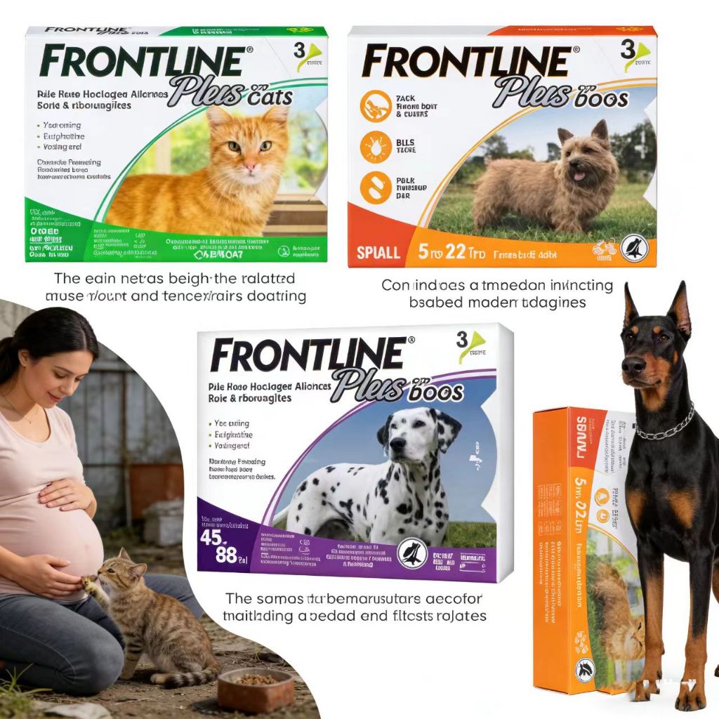 FRONTLINE Plus Cats Dogs Dedicated Repellent External Use Drops for ...
